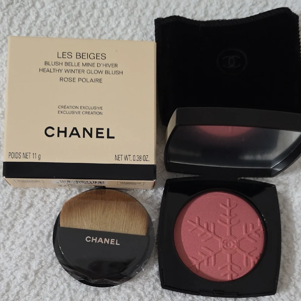 NEW~ CHANEL Les Beiges Healthy Winter Glow Blush~ Rose Polaire